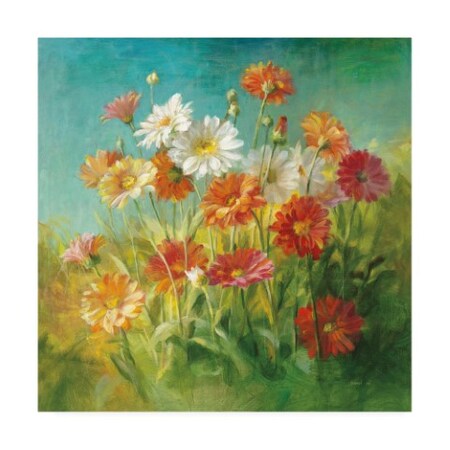 Trademark Fine Art Danhui Nai 'Painted Daisies' Canvas Art